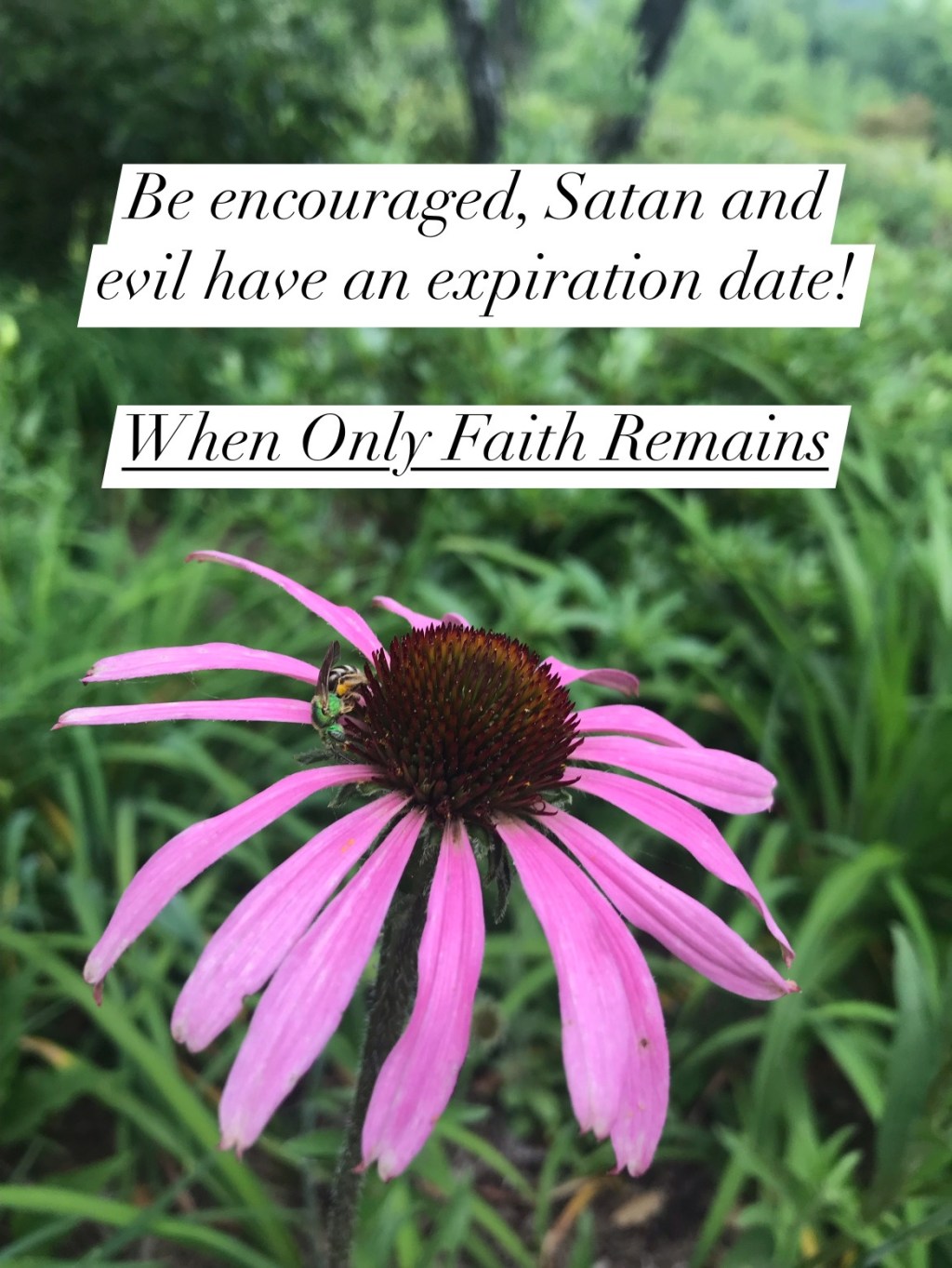 Be Encouraged, Evil has an Expiration&nbsp;Date!